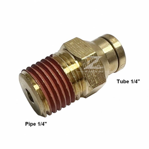 DOT Push Lock Fitting 1/4″ X 1/4″ Male Connector