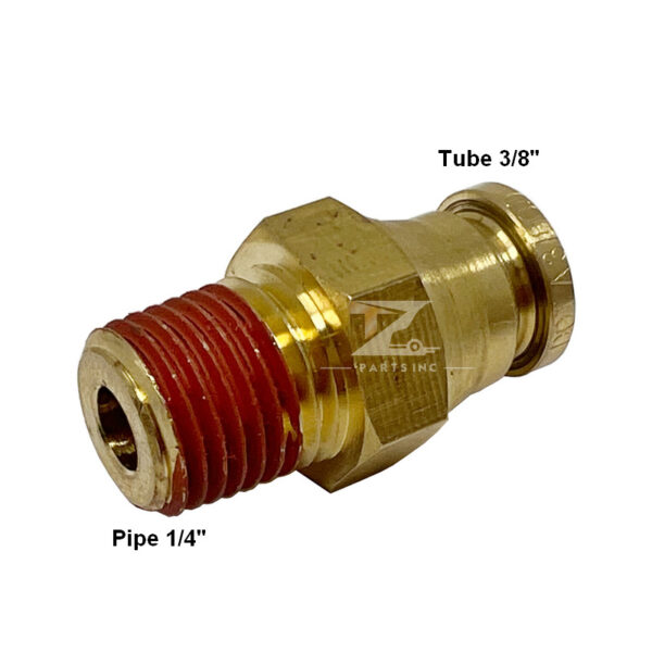 DOT Push Lock Fitting 3/8″ X 1/4″ Male Connector