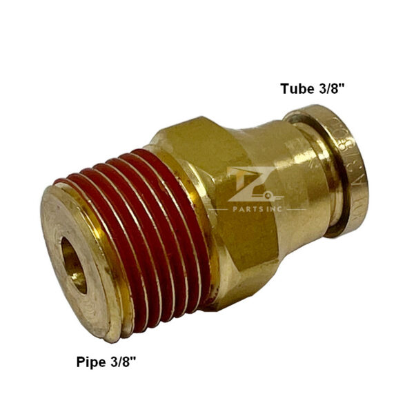 DOT Push Lock Fitting 3/8″ X 3/8″ Male Connector